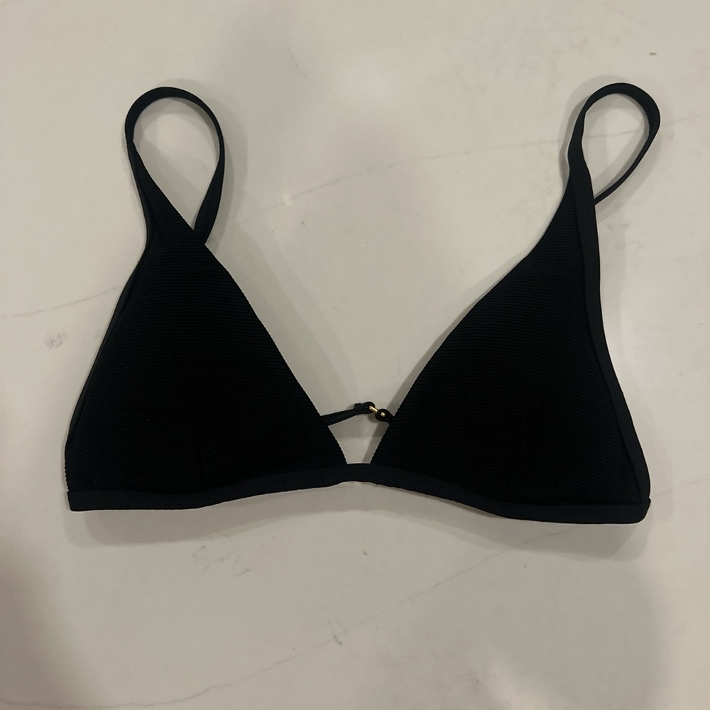 L*Space Black Bikini Top